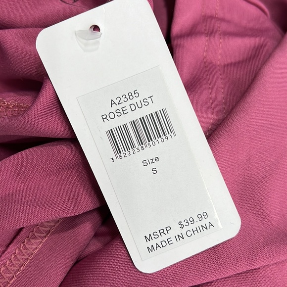 🆕Lydaa Athletic Jacket & Short Set Rose & White W/Pockets & Stripes S,M,L & XL - Picture 6 of 10